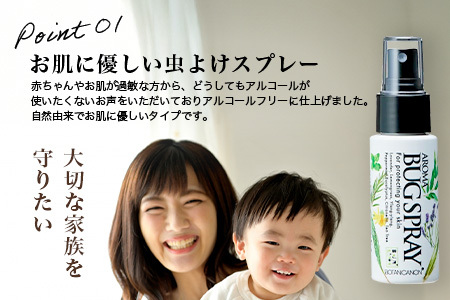 アロマプロテクト アウトドアローション（50ml×1個）|アロマ 虫よけ アウトドア アルコールフリー 自然 ボタニカノン BOTANICANON ケミカルフリー 鹿児島県 南大隅町 ボタニカルファク