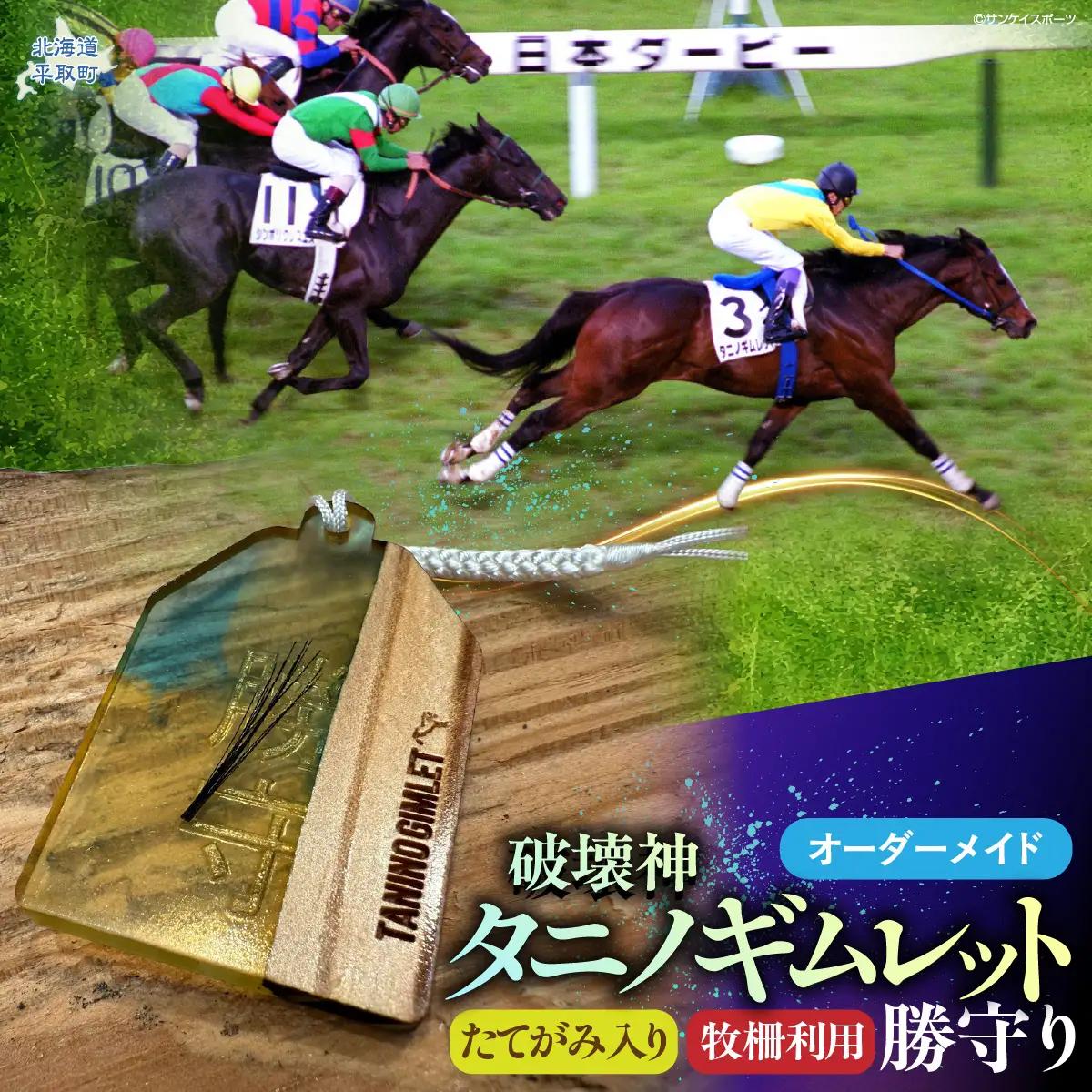 【御守り】破壊神タニノギムレットたてがみ入り牧柵利用勝守り BRTV100