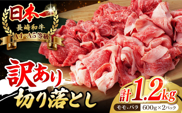 
            【訳あり】切り落とし 赤身 モモ バラ 1.2kg  （300g×4P） 長崎和牛 A4～A5ランク 【野中精肉店】 [VF41] 肉 牛肉 もも すき焼き しゃぶしゃぶ 訳アリ ワケあり こま切れ
          