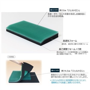 【日本製 まくら】ジェルトロン 低め 枕 水洗い・高さ調整可