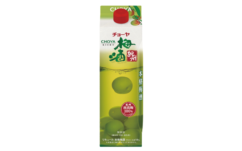 チョーヤ 梅酒紀州　1Ｌパック×6本（1ケース）/梅酒 梅 ウメ お酒 リキュール 酒 紀州 和歌山 CHOYA 国産 