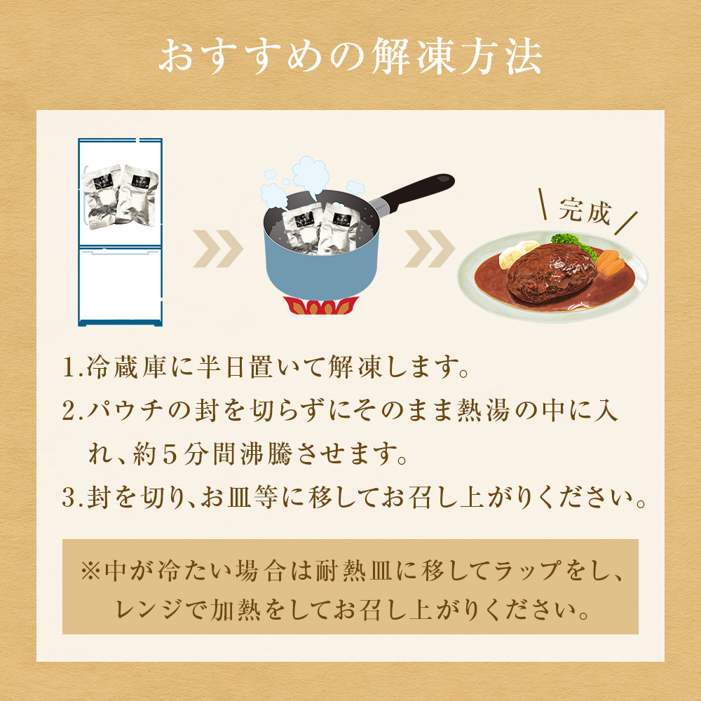 仙台牛 ハンバーグ  仙台牛ハンバーグ 150g × 5個 冷凍 個包装 デミグラス ソース レトルト 惣菜 おかず 夜ごはん 湯煎 レンジ 簡単料理 時短調理 ブランド 農産品 国産牛 和牛 美味し