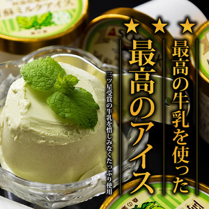 熊本 阿蘇の牧場直送！阿蘇ミルクアイスセット桑の葉10個