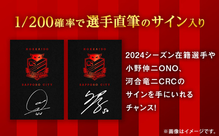 ふるさと納税限定　北海道コンサドーレ札幌　ポストカード 【1/200の確率で選手直筆のサイン入り】