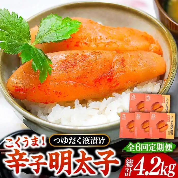 【全6回定期便】庄屋 こくうま 博多 辛子明太子 140g×5箱 セット 〜福岡県の魚市場仲買が選ぶ量産できない味わい〜[VCL049] 明太子 めんたい 明太