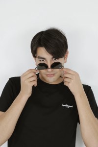 バックプリント 足利市 マンホールTシャツ 黒 L