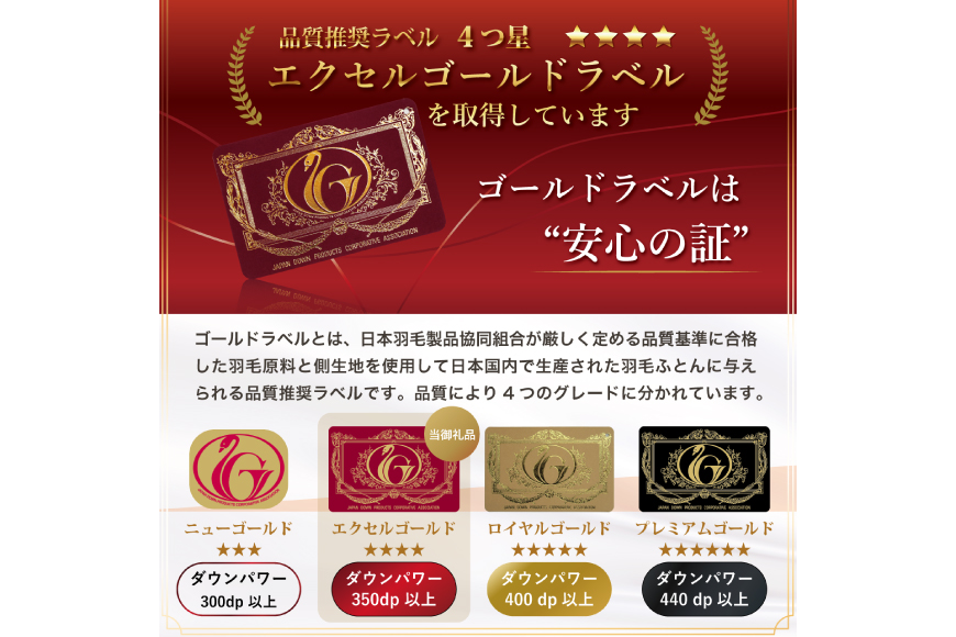 【冬用】洗える 羽毛布団 かけ布団 冬 本掛け セミダブル ホワイトダックダウン 85％ 1.4kg 無地 ネイビー布団 日本製 エクセルゴールドラベル 抗菌 防臭 羽毛 ふとん フトン 寝具 日用品