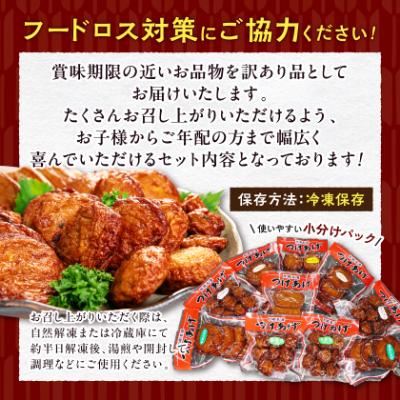 ふるさと納税 枕崎市 〔訳あり〕さつま揚げ(つけあげ) 真空パックセット 小分け A3-311 |  | 01