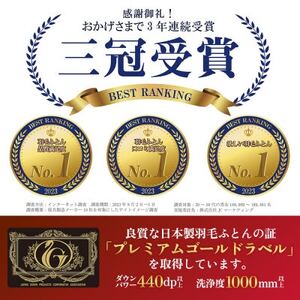 本掛け羽毛布団 (シングル・白) ポーランド産マザーグース 綿100% カバー付【甲州羽毛ふとん】【1502688】