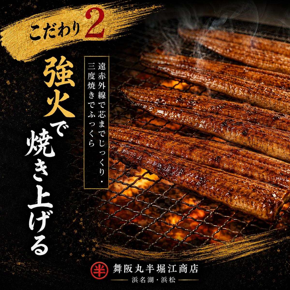 〈丸半堀江商店〉浜名湖産 串焼きうなぎ蒲焼 5袋（100g以上