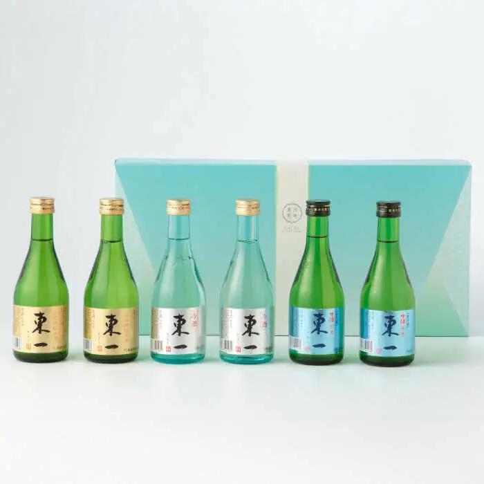 東一 飲み比べセットB（山田錦純米酒・冷酒・生酒）300ml×6本 / 佐賀県 / 有限会社嬉野酒店 [41AIAA010]