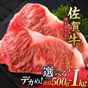 【ふるさと納税】【選べる容量】艶さし ！ 佐賀牛 サーロインステーキセット 500g/1kg（250g /1枚）吉野ヶ里町 [FDB011/FDB010]