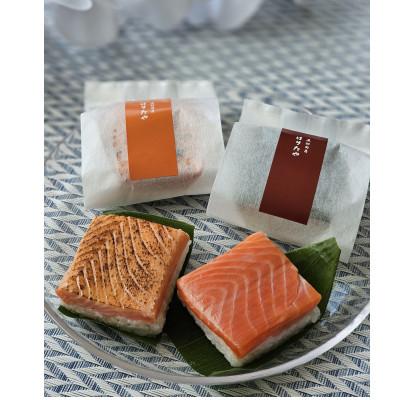 ふるさと納税 魚津市 【急速冷凍品】魚卸問屋はりたやの個包装鱒寿司　プレーン3個炙り6個入 |  | 01
