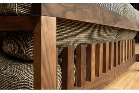 （ウォールナット）AUTHENTICITY SOFA D W（ホワイト） No.826-09