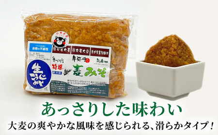 【6回定期便】特選あわせみそ 特選麦みそ セット（各800g）（各1袋）【株式会社内田物産 卑弥呼醤院】[ZAU006]