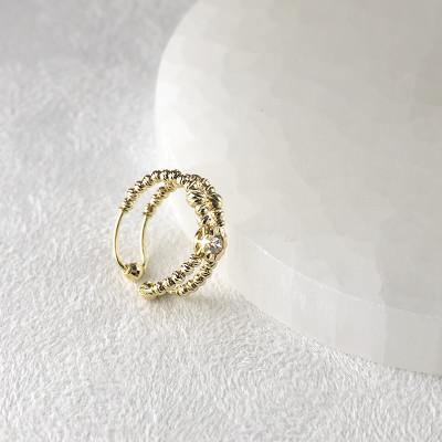 ふるさと納税 昭和町 18金 イヤーカフ リング 5号 ダイヤ 0.1ct 片耳 イヤリング 2409064 |  | 02