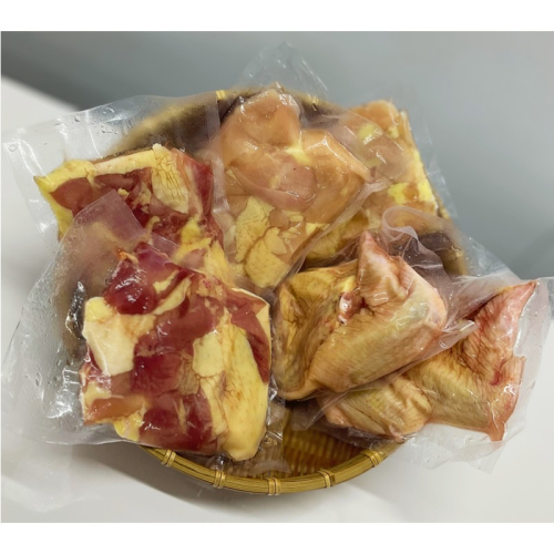 京都府京丹後産　京地鶏4種セット（モモ肉・ムネ肉・手羽先・手羽元）　合計約800g