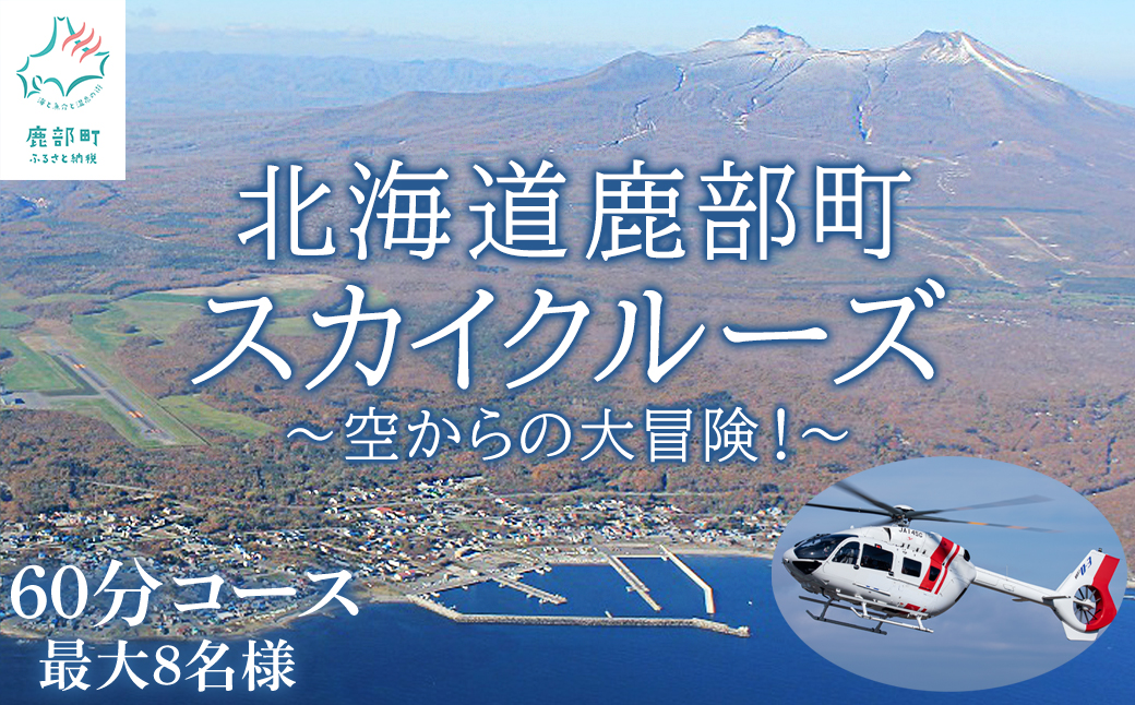 【最大8名】北海道スカイクルーズ 60分コース スカイクルージング 遊覧飛行 体験 観光 鹿部 駒ヶ岳 大沼 函館 室蘭 有珠山 道南