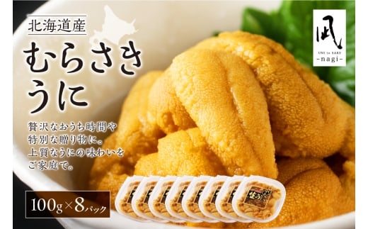 《北海道産》ムラサキウニ 塩水 100g ×8パック