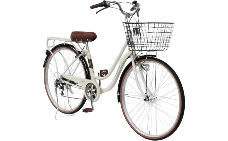 a.n.designworks/ STYLE KIX FAMILY276 ベージュ【27型 自転車 完成品 組み立て不要 アウトドア サイクリング じてんしゃ 通勤 通学 新生活】