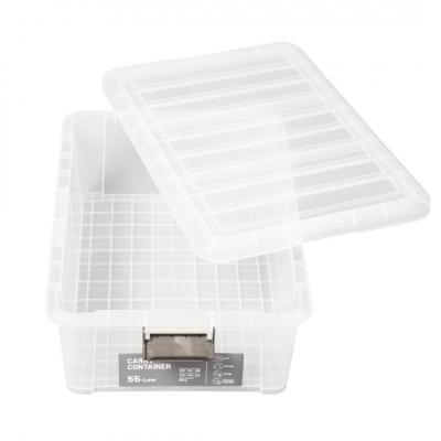 ふるさと納税 三条市 キャリーコンテナ55 ロー クリア(2個セット) 【010S811】 |  | 01