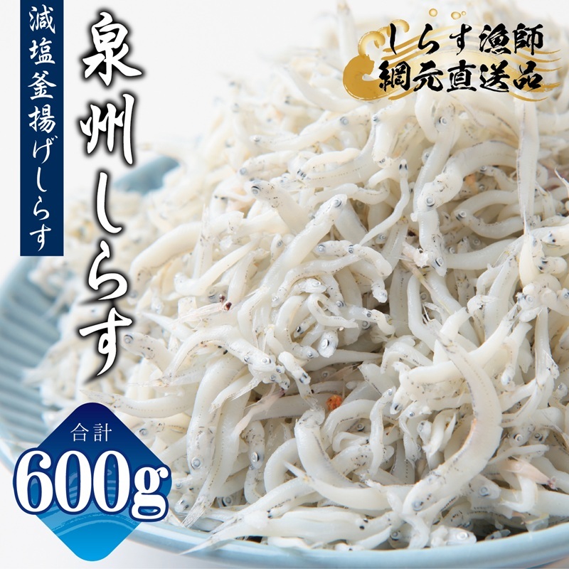 【スピード発送】減塩 釜揚げしらす 600g【小分け 150g×4P シラス しらす sirasu 海鮮 人気 おすすめ 産地直送 圧倒的企業努力】 G2182-2