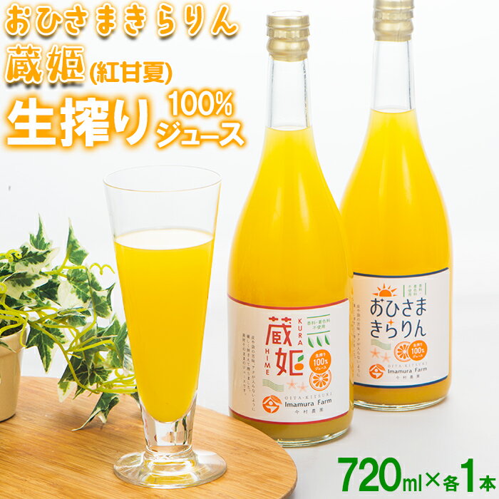 【ふるさと納税】 今村農園の生搾り100%ジュース2種2本セット 果物 フルーツ＜107-038＞