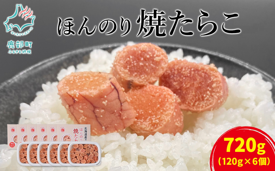 
北のハイグレード食品2021認定 北海道産 ほんのり焼たらこ 120g×6個（720g）
