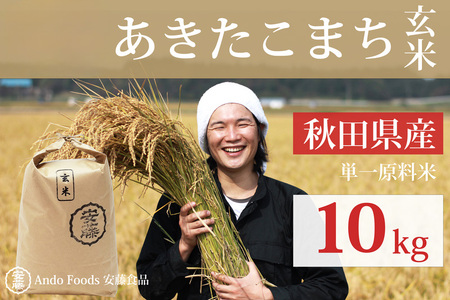 《令和7年産 新米》秋田県産 あきたこまち 10kg(10kg×1袋)【玄米】令和7年産
