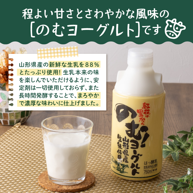 のむヨーグルト1（750ml×4本） のむヨーグルト1（750ml×4本）