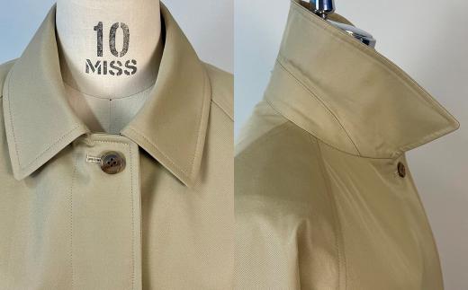 ステンカラーコート『The Balmacaan-Womens』　女性用＜カーキ＞ 【送料無料 青森県 七戸町 羽織 アパレル 服 洋服 上着 羽織 コート ステンカラーコート 秋 冬 春 レディース 