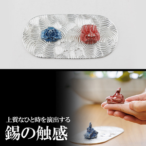 K-502 薩摩錫器 雛人形-TAKACHIHO-《メディア掲載多数》【薩摩錫器工芸館】霧島市 鹿児島 伝統工芸品 錫製品 錫製 ひな人形 小物 置物 インテリア ギフト 贈答 贈り物 プレゼント 縁