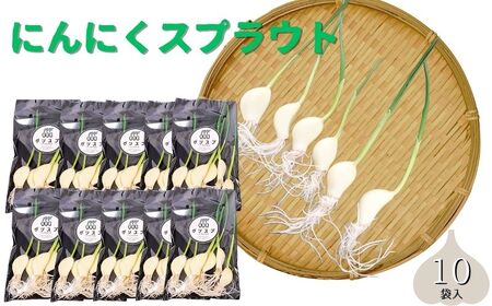 にんにくスプラウト10袋セット《30日以内に出荷予定(土日祝除く)》