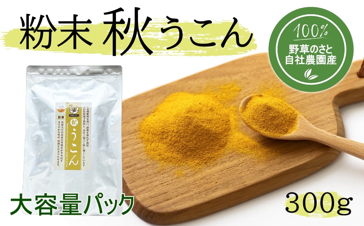 
            ＜健康食品＞粉末秋うこん300ｇ
          