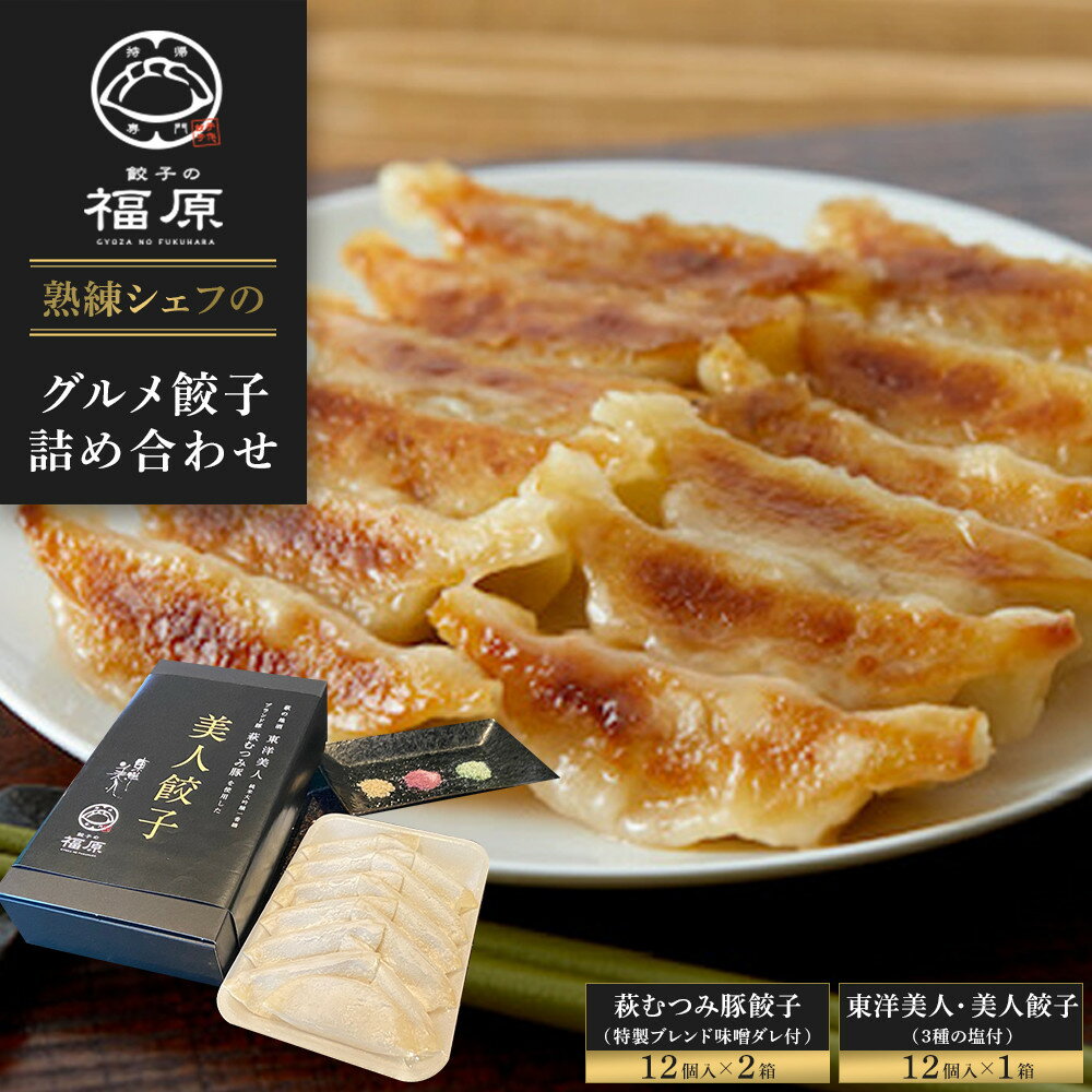 【ふるさと納税】熟練シェフのグルメ餃子詰め合わせ