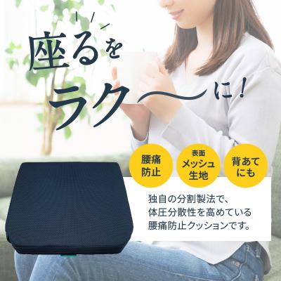 ふるさと納税 大分市 腰痛予防に!体圧分散 フォーケアクッションBasic　厚さ3cm_R11005 |  | 01