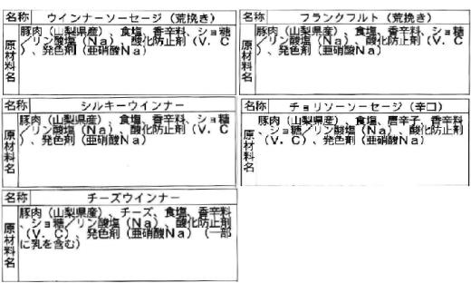 【定期便】山中湖ハム自家製ソーセージ5種類の詰合せ（3ヵ月連続発送）【定期便・お肉・ソーセージ・ハム】 YB102_イメージ3