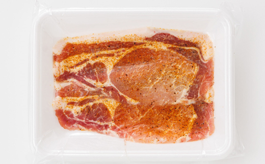 北海道産 豚肉 味付き スパイシーポーク（カレー味） 一子相伝のスパイス使用 50g×7枚 | 北海道産 豚肉 ポーク カレー味 フライパン スパイシー スパイシー カレー 北海道 ヒロセ ジョイパッ