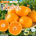 【ふるさと納税】【先行予約】【訳あり】熊本県産 みかん サイズミックス 約5kg ご家庭用 フルーツ 果物 柑橘 送料無料【2024年12月下旬より順次発送】