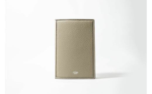 キプリス本革製手帳（ミニ6穴11mm）　カラー：トープ【革小物 革製品 ソフトシュリンクレザー 牛革 しっとり シーズンレス 職人 手帳 】