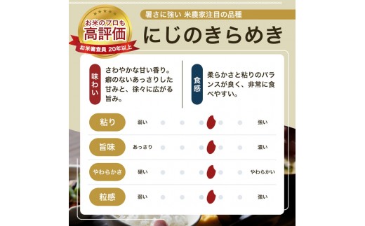 令和8年産 先行予約 新潟県 上越市産米 にじのきらめき 定期便 5kg×6回 計30kg 6か月 新米 精米 虹のきらめき 米ヴィレッジさんわ 上越市三和区