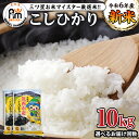 【ふるさと納税】茨城県 筑西市産 コシヒカリ 10kg ( 選べる お届け回数 ) 5kg × 2袋 令和6年産 三ツ星 マイスター 米 コメ こしひかり 単一米 精米