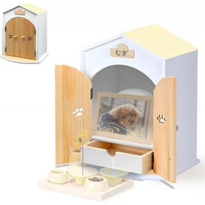 ふるさと納税 名古屋市 ペット用仏壇 AngelHouse天使のおうち型仏壇　クリームイエロー