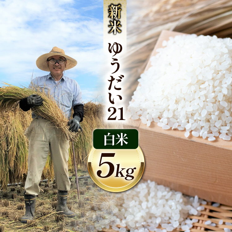 【ふるさと納税】 米 令和7年 ゆうだい21 白米 お米 5kg [穂足農園 山梨県 韮崎市 20745225] お米 ご飯 ごはん こめ コメ 美味しい 5キロ