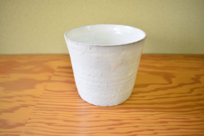 【ふるさと納税】 萩焼 吉野桃李作 萩 粉引杯 | 山口県 山口 美祢 和食器 お洒落 オシャレ 工芸品 名産品 特産品 食器 萩焼 萩 陶芸 伝統