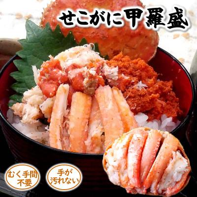 ふるさと納税 新温泉町 【2025年6月下旬発送】松葉ガニの本場・兵庫県新温泉町　松葉ガニ夫婦　宝箱 |  | 01