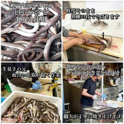 ふるさと納税 備前市 鈴木鮮魚 訳あり 国産 炭火焼き穴子 300g 5〜11本入 小タレ付 3〜4人前 |  | 01