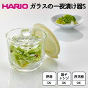 【ふるさと納税】HARIO ガラスの一夜漬け器S［GTK-S-OW］｜ハリオ 耐熱 ガラス 食器 器 保存容器 キッチン 日用品 キッチン用品 日本製 おしゃれ かわいい 一夜漬 容器_BE47