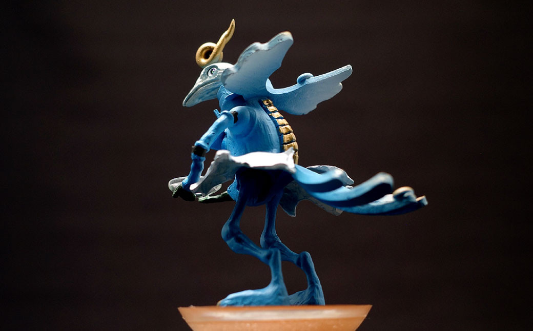 上根拓馬「ガーディアンズ 天獣、MINI迦陵頻伽（かりょうびんが）」フィギュア