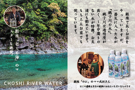 銚子川の水 500ml(24本入)【A90】